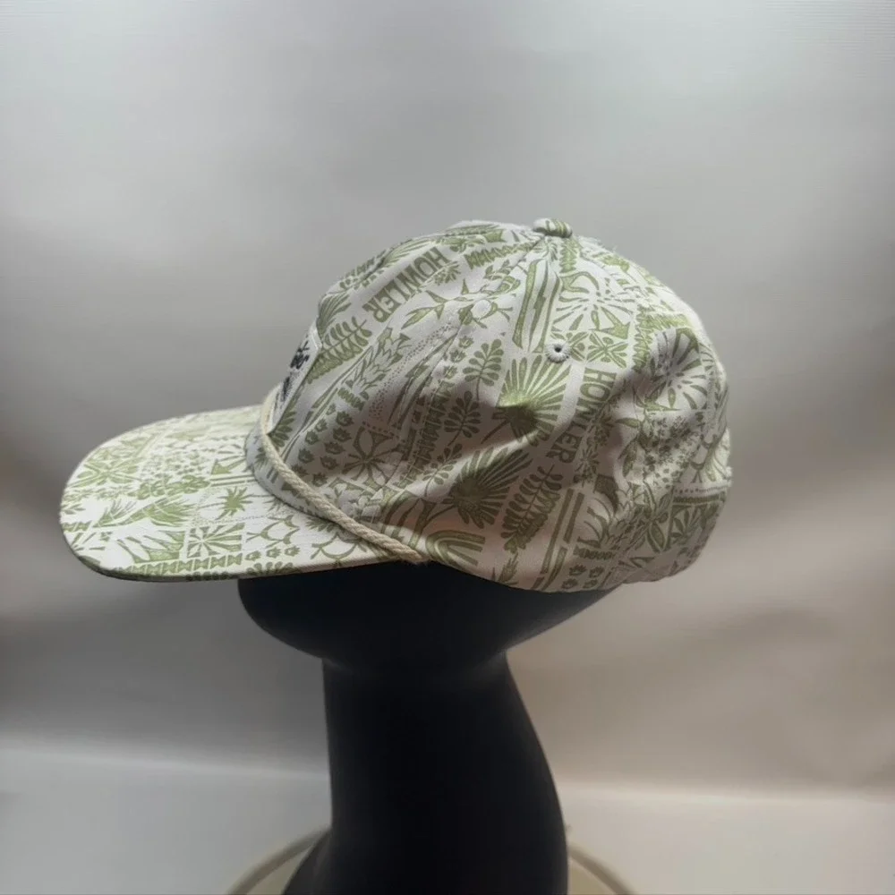 Howler Brothers South Seas Snapback Hat Tropical‎ Plants White/Green One Size